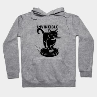 Cat and vacuum Hoodie